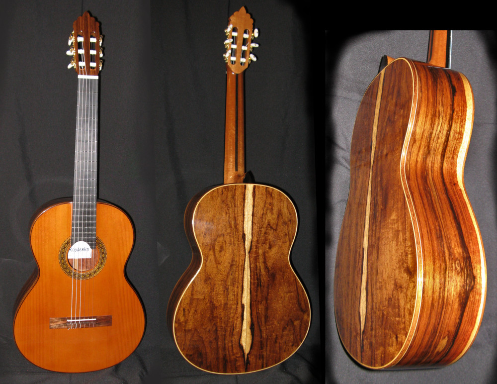 Roodenko Guitar 86: Granadillo and Spruce